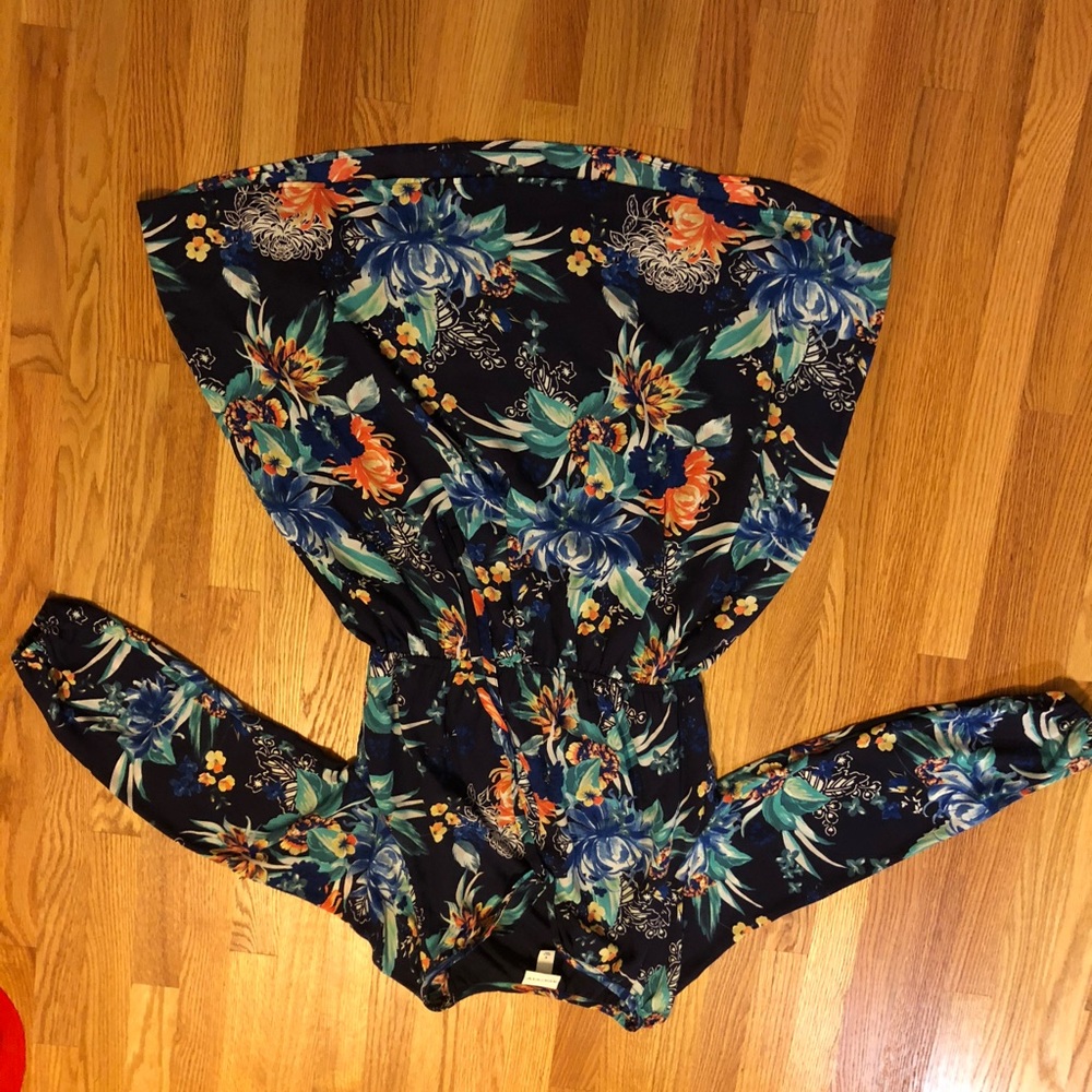 Ava Viv floral long sleeve dress size X